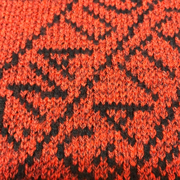 Vintage Abstract Geometric/Happiness Knit Sweater - Picture 13 of 17